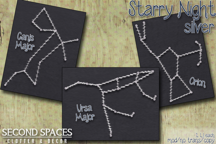 Second Spaces - Starry Night - silver (bxd2)
