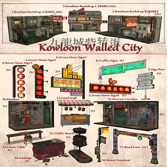 Second Life Marketplace - **JPK Kowloon Walled City -14.Garbage-