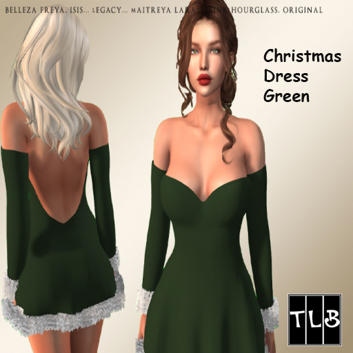 TLB - Christmas Dress - GREEN
