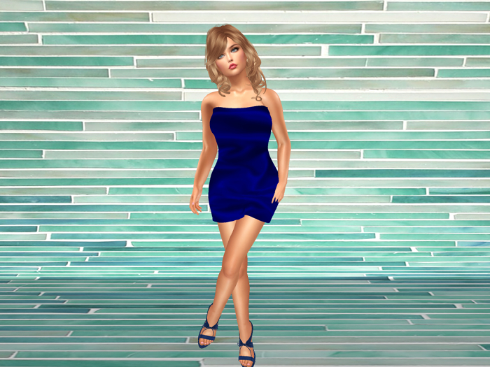 Silk Dress Collection-Royal Blue*