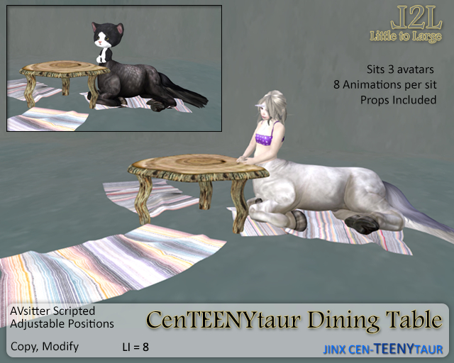 L2L CenTEENYtaur Dining Table