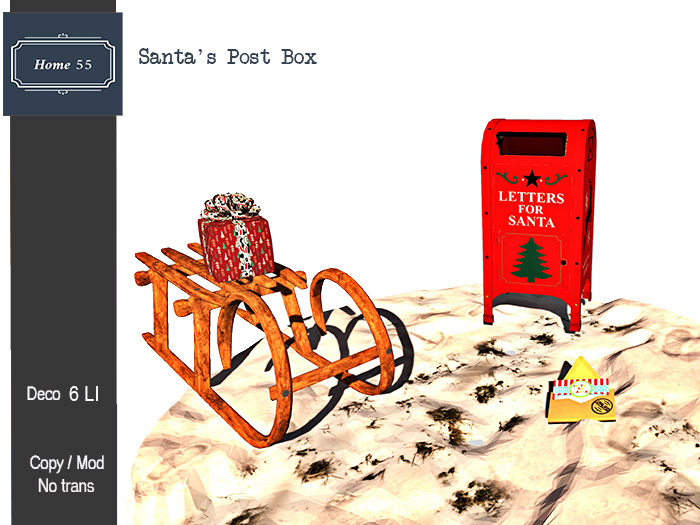 HOME 55 -  Santa's Post Box 