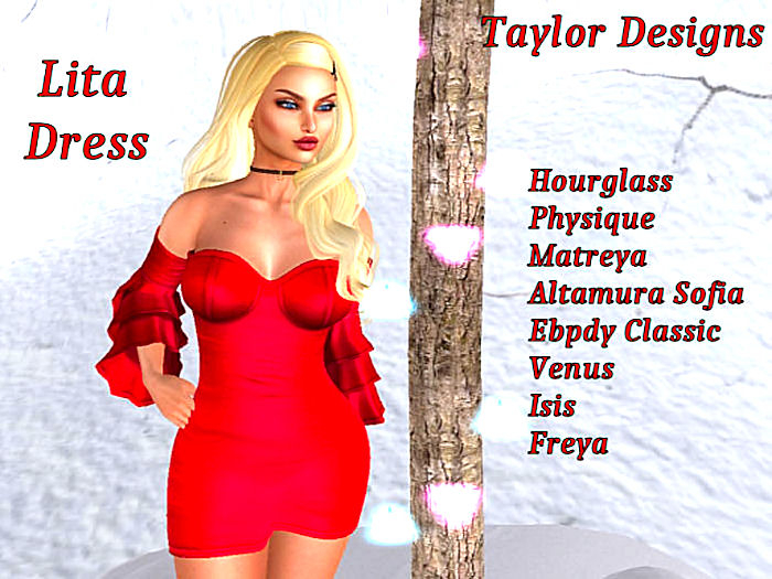 TD Lita Dress Red
