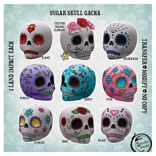 Schadenfreude Sugar Skull RARE 