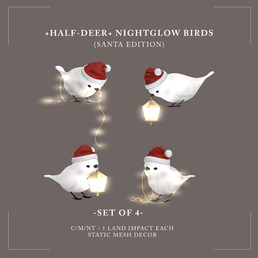 +Half-Deer+ Nightglow Birds [Santa Edition]