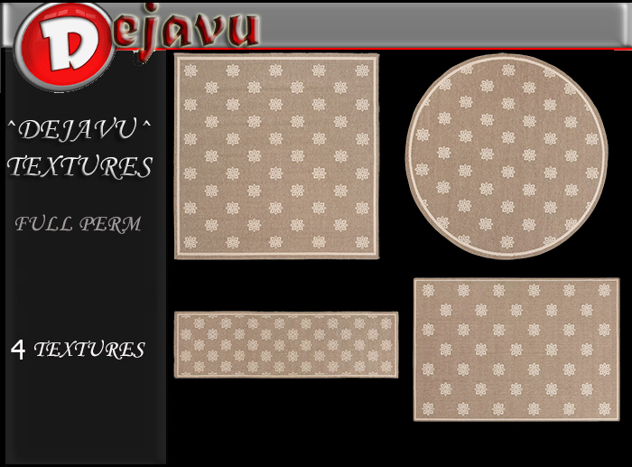 ^Dejavu^ Full Perm  Rug Set -PNG
