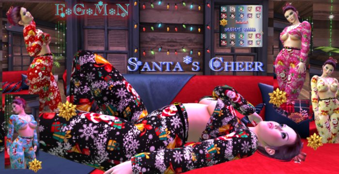 F.G.M.N/Santa's Cheer  Top & Bottoms