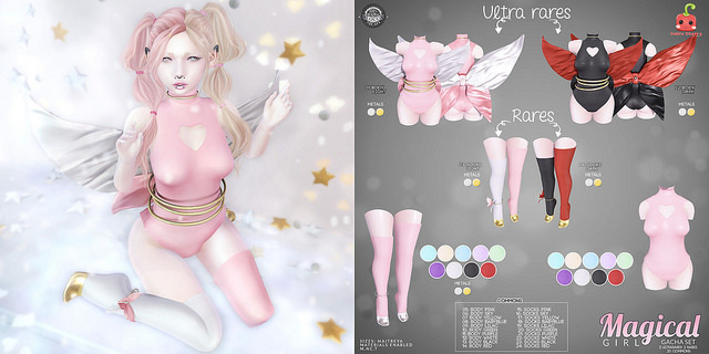 03[Cubic Cherry] {Magical Girl} socks light (BOX) RARE