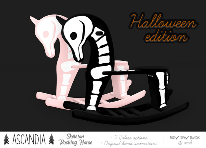 Ascandia // Skeleton Rocking Horse