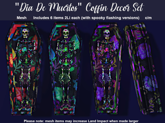 LOVE - DIA DE MUERTOS COFFIN DECOR 