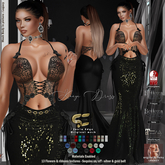 Son!a-Edge Konya Formal Mesh Dress Jet Black