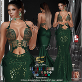 Son!a-Edge Konya Formal Mesh Dress Jade