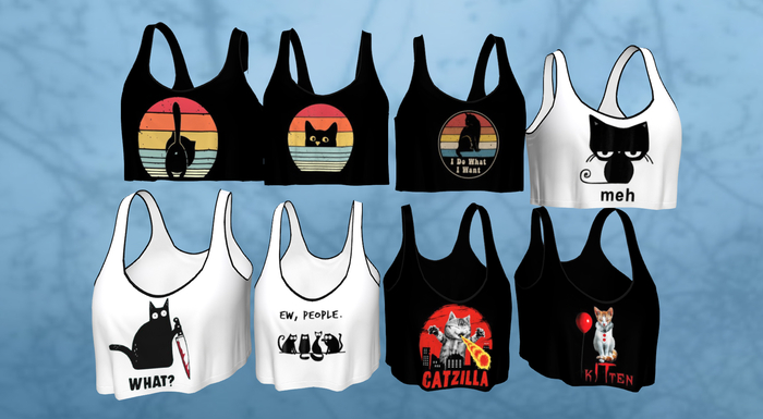 Cat-Pack for Krankhaus workout tank.
