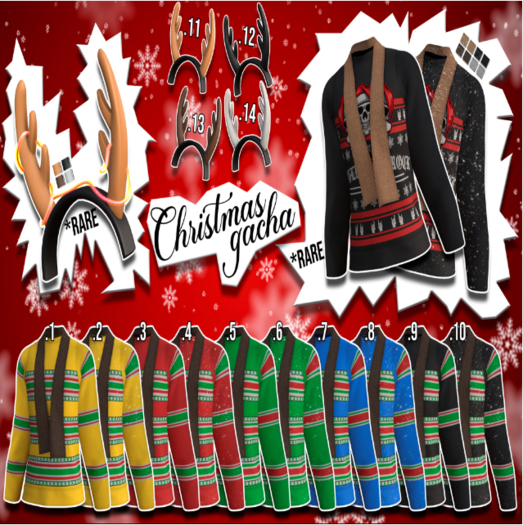 ExalteD - Christmas Gacha {Reindeer} RARE