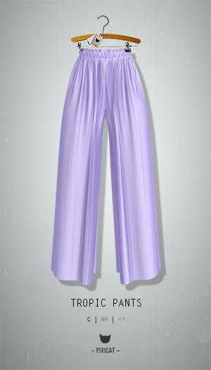 -Pixicat- Tropic Pants (Lilac)