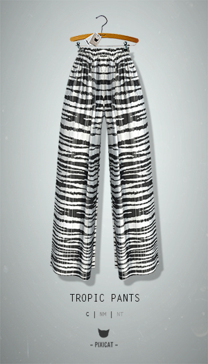 -Pixicat- Tropic Pants (Zebra)