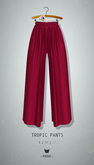 -Pixicat- Tropic Pants (Red)