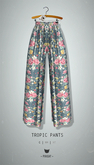-Pixicat- Tropic Pants (FlowerBlue)