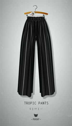 -Pixicat- Tropic Pants (PinStripe)