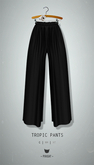 -Pixicat- Tropic Pants (Black)
