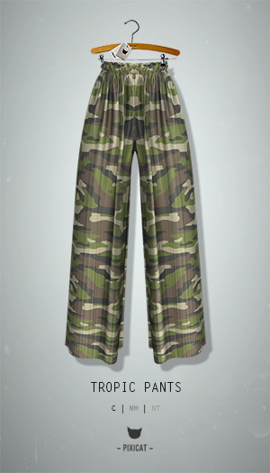 -Pixicat- Tropic Pants (Camo)