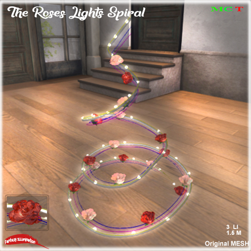 FI - Mesh The Roses Lights Spiral 