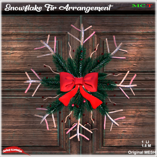 Snowflake Fir Arrangement