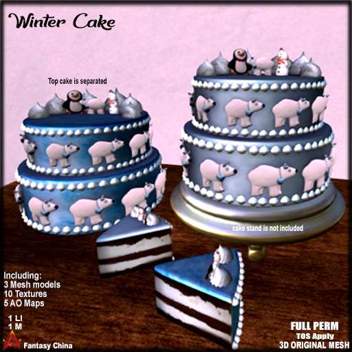 Full Perm Winter Cake 