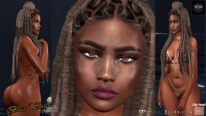 ::G.B-Beca Shape-Lelutka Lilly Head::