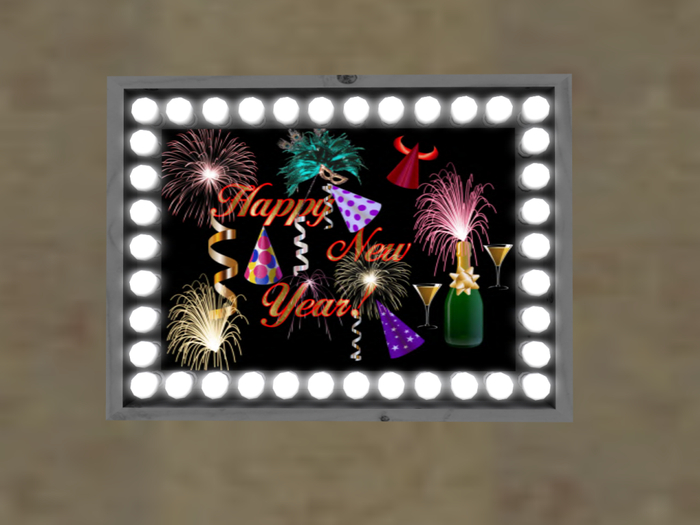 Happy New Year Animated Sign In Marquee