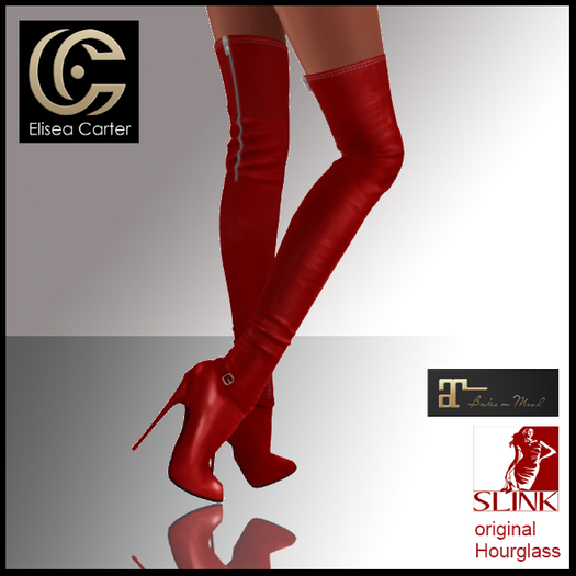 Charise Red Boots "Elisea Carter"