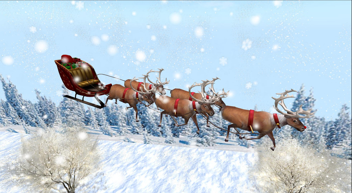 ~D.C~ Werable Santa Sleigh  