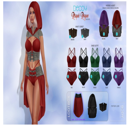 Decoy - Risque Rogue Gacha: #8 Outfit Blue