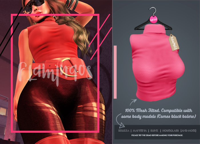 *Flamingos* - Turtle Shirt - Pink