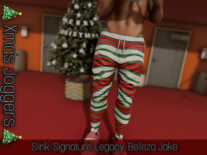 -UC- Xmas Stripes Joggers