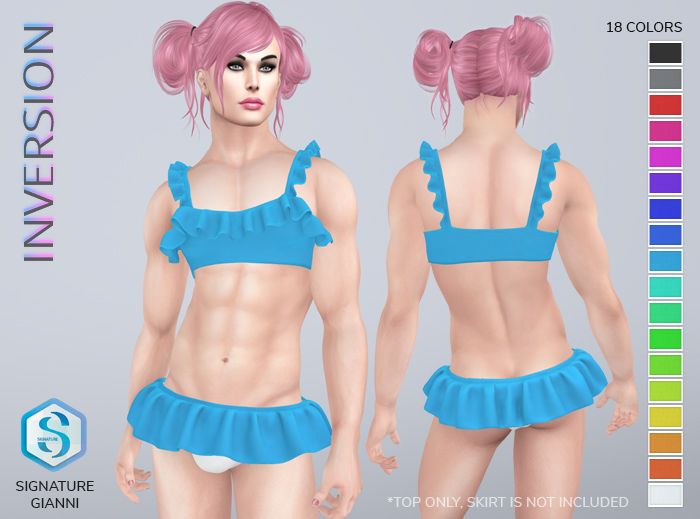 [INVERSION] Ruffle top - V1 (FATPACK)