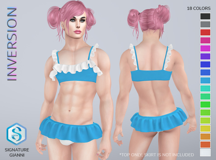 [INVERSION] Ruffle top - V2 (FATPACK)