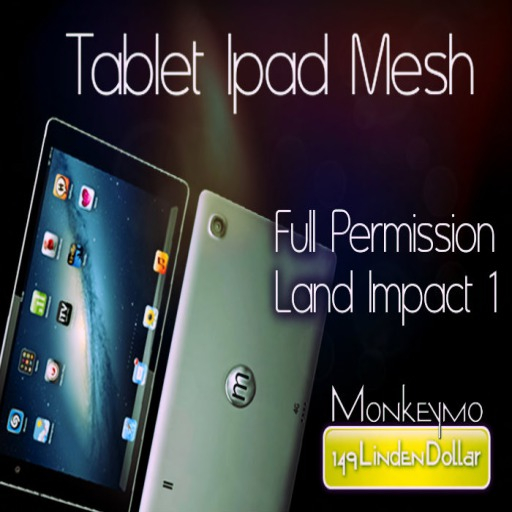 Tablet Ipad - Mesh - Full Permission - Monkeymo