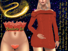 ~✯SD✯~ F048 Dress [Mandarin Red]