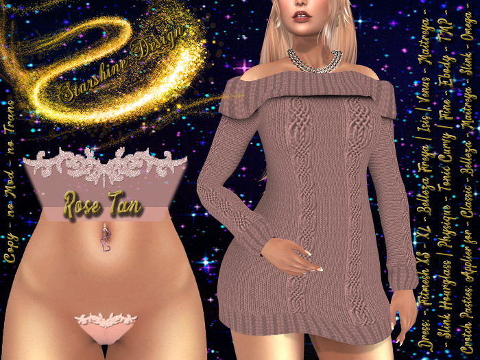 ~✯SD✯~ F048 Dress [Rose Tan]