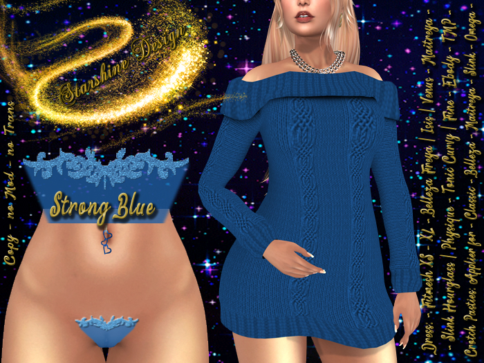 ~✯SD✯~ F048 Dress [Strong Blue]