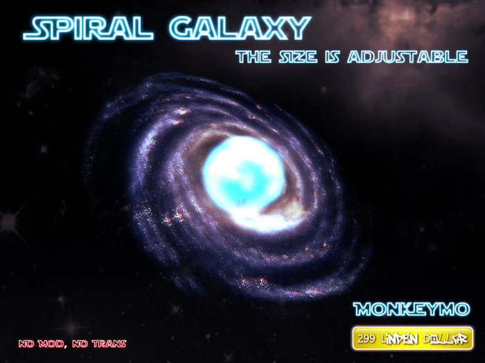 Spiral Galaxy - 100 % Mesh Creation - Monkeymo