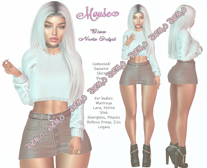 Second Life Marketplace - Mouse * Gloo Nude Outfit DEMO