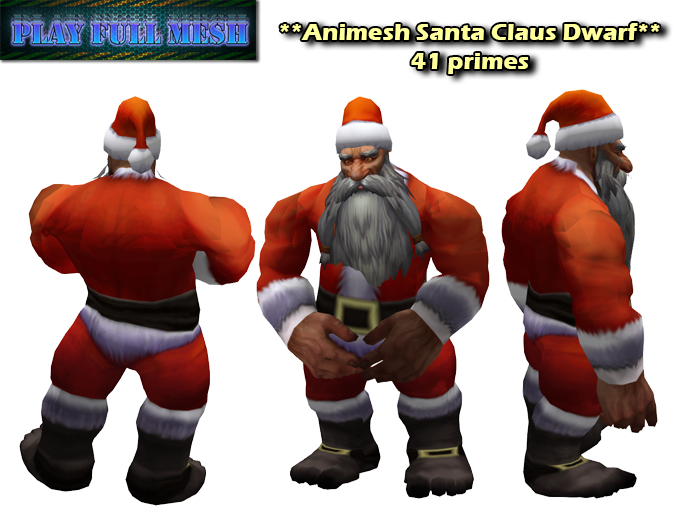 **Animesh Santa Claus Dwarf**PlayFullMesh