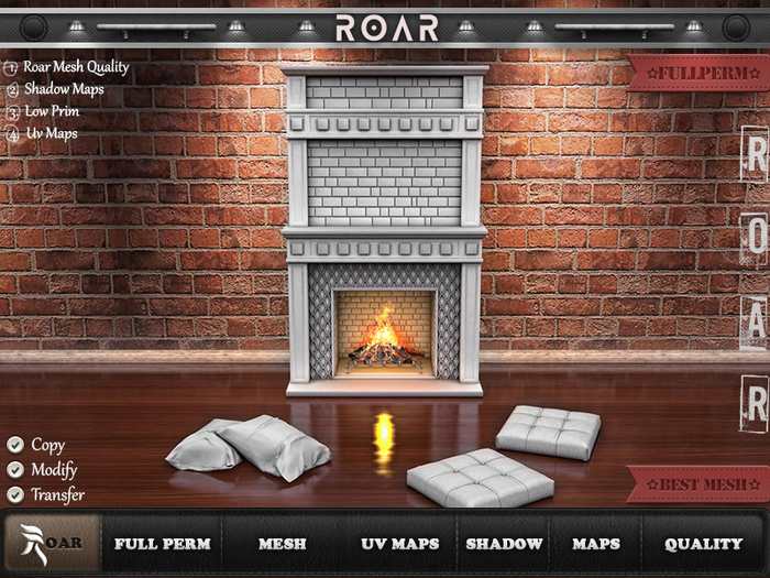 {::ROAR::} Fullperm Fireplace #2122