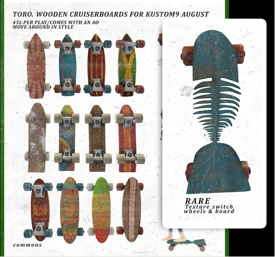 Toro. Mini Cruiserboard (PATTERNS) #3 RARE 1