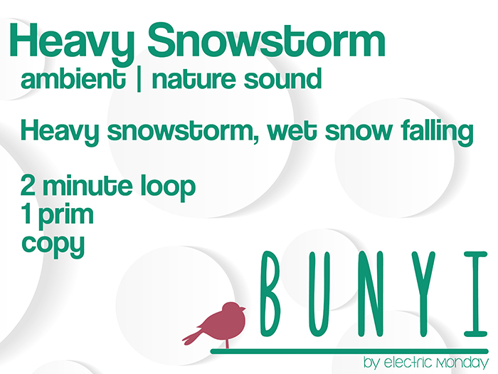 Bunyi Nature Sounds - Heavy Snowstorm