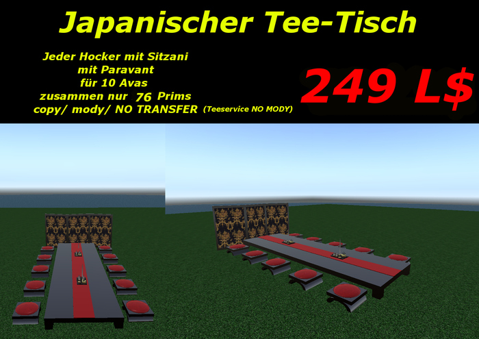Japanischer-Teetisch