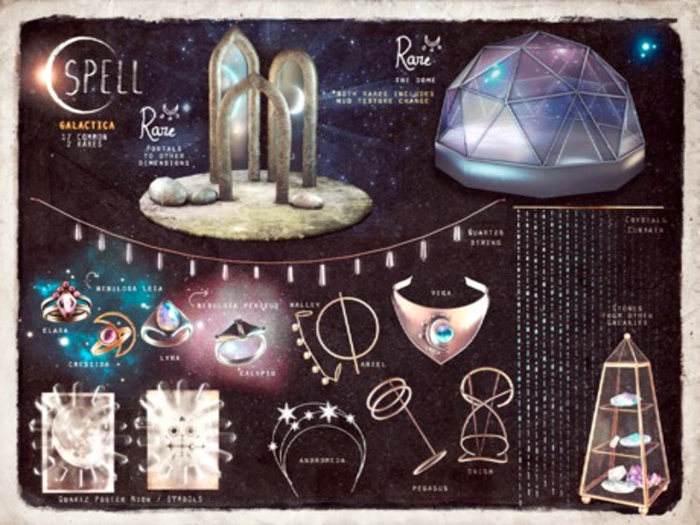 SPELL :  GALACTICA : Quartz Poster {Moon}