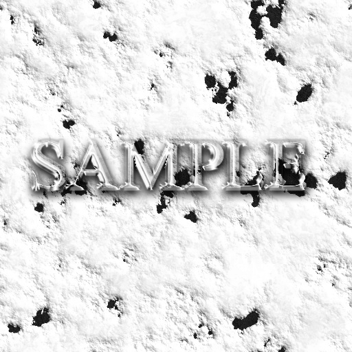 Zoy Texture [ Snow Ground ] Seamless - Black